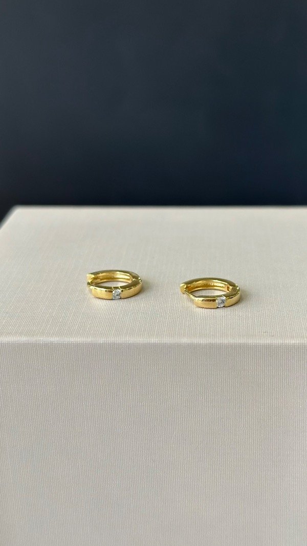Producto - Argolla Susy P 1cm laminado en oro 18k