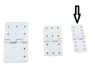 Producto - Bisagra tipo libro chica 12x24mm x 5 unidades - 0