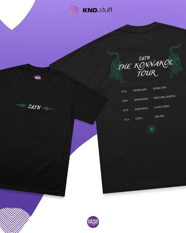 Producto - Remera Zayn KONNAKOL latam - DTF