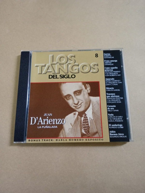 Producto - Los tangos del siglo #8 - Juan D'Arienzo - Perfil 1999 - 0