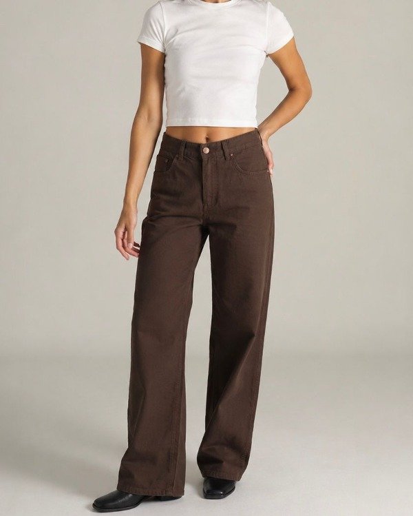 Producto - Wide leg chocolate rigido