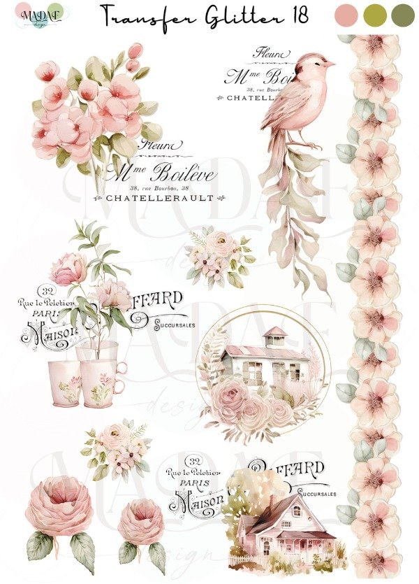 Producto - TRANSFER GLITTER 18