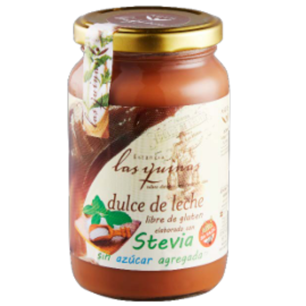 Producto - Dulce de leche, sin azúcar agregada, con stevia, 400gr - LAS QUINAS