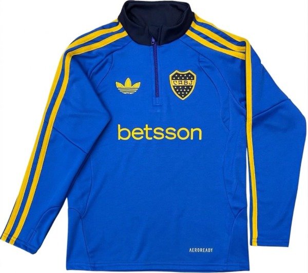 Producto - Buzo Boca Juniors Azul Francia Adidas Originals Niño