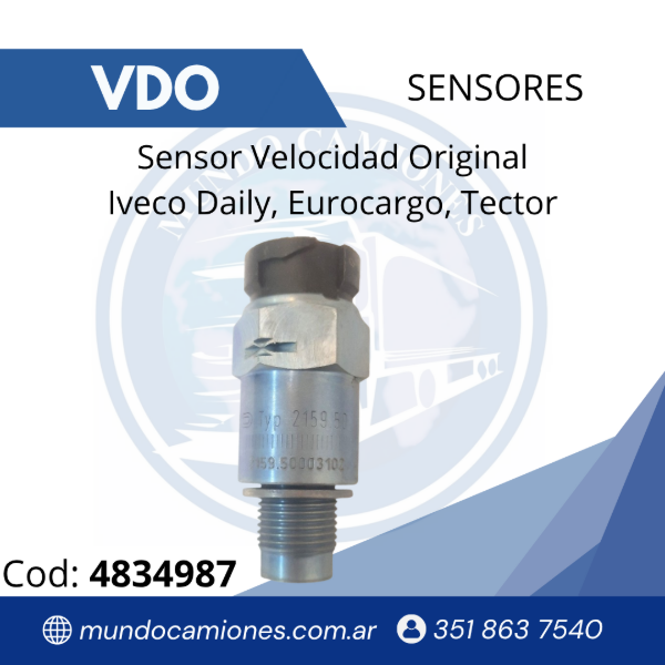 Wshao Store Sensore Di Velocità 483498 7ec 4861291 4834987 Compatibile Con Iveco