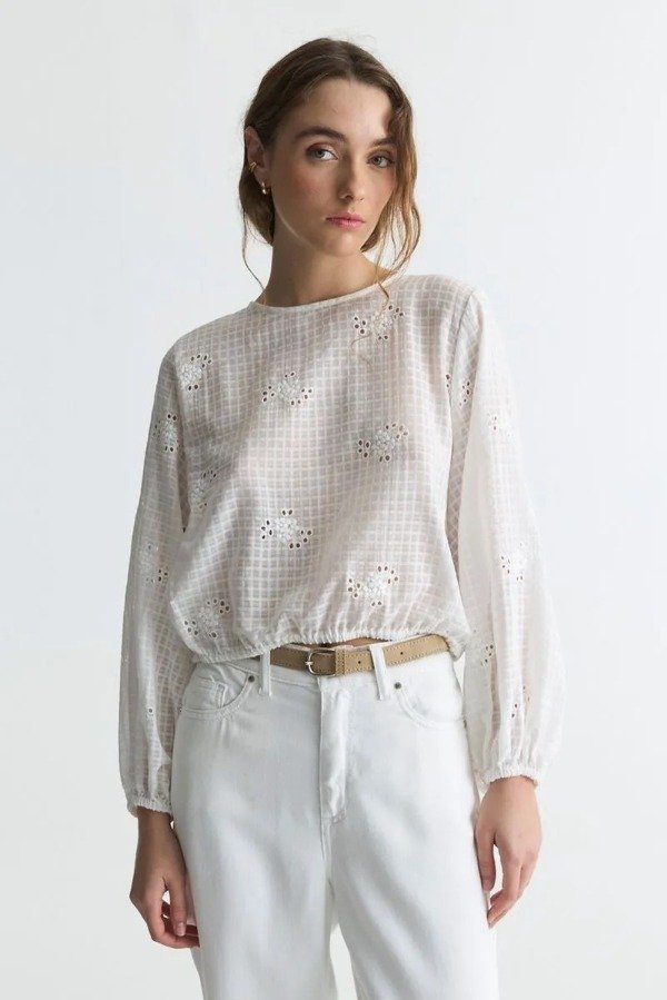 Producto - CAMISA BRODERIE GASA COTTON