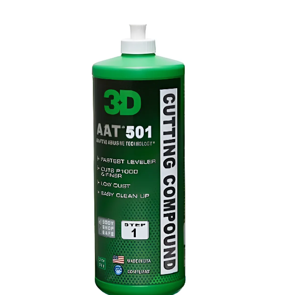 Producto - 3D AAT501 Rubbing Compound Pasta de Pulir Corte 500ml (1er paso)
