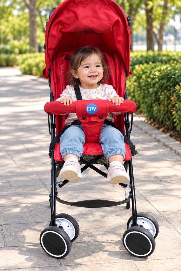 Producto - Cochecito paragüita rojo LPY - 2