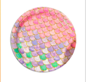 Producto - Platos polipapel 18cm sirena x10u