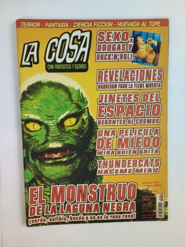 Producto - La Cosa #57 - Octubre 2000 - El monstruo de la laguna negra Thundercats