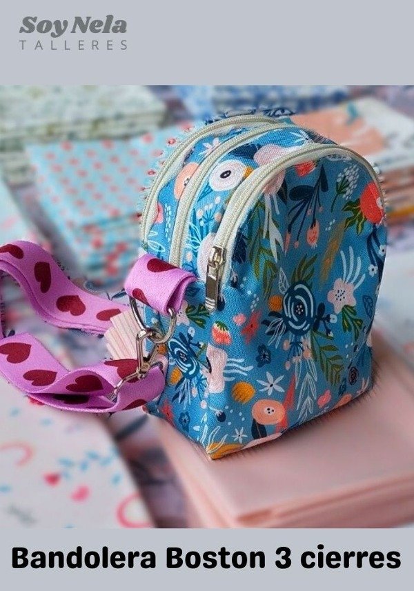 Producto - Tutorial Bandolera Boston Triple cierre