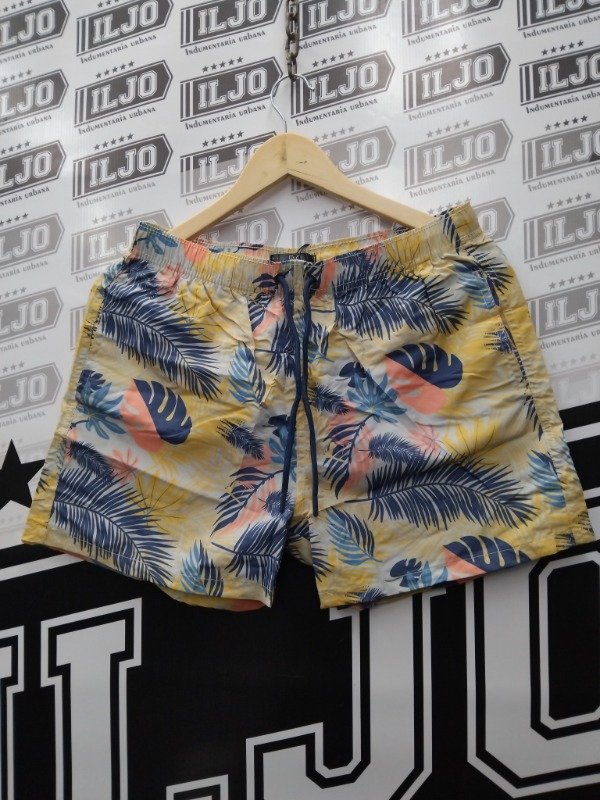 Producto - Traje de baño hojas camel