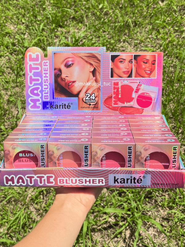 Producto - Rubor en polvo Karité + aplicador y espejo