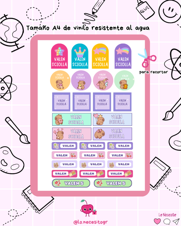 Producto - Etiquetas de vinilo