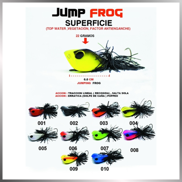 Producto - Señuelo Rana Tai Rubi