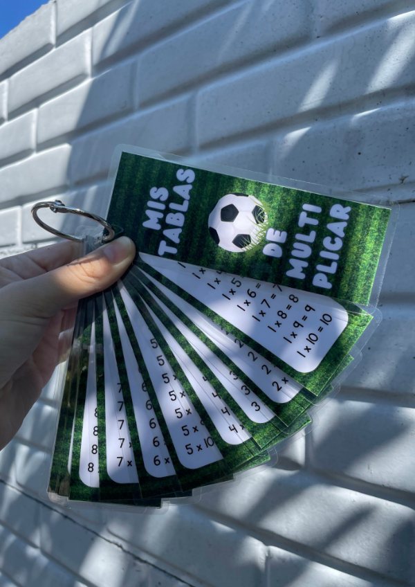 Producto - Tablas de multiplicar futbol