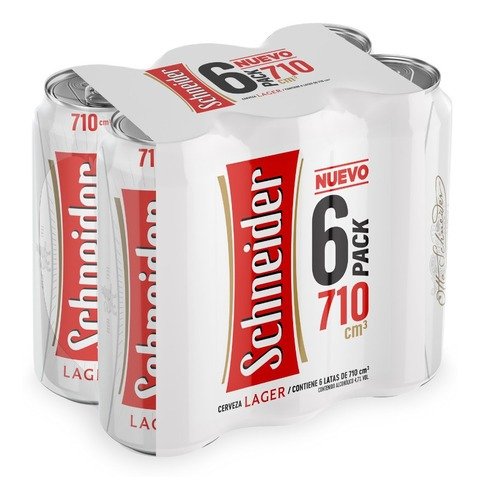 Producto - SCHNEIDER LATA 710ML PACK X6UNIDADES