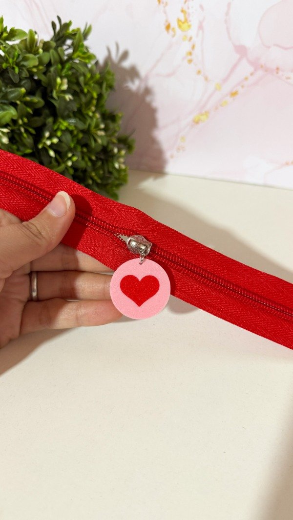 Producto - Deslizador circulo rosa corazon rojo