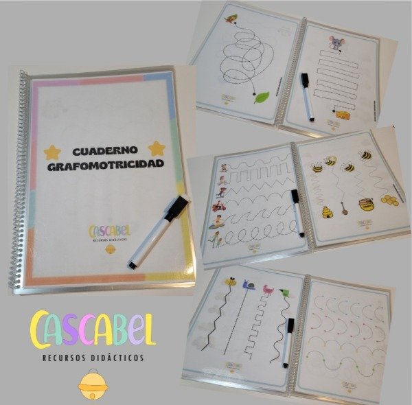 Producto - CUADERNO GRAFOMOTRICIDAD CON FIBRÓN