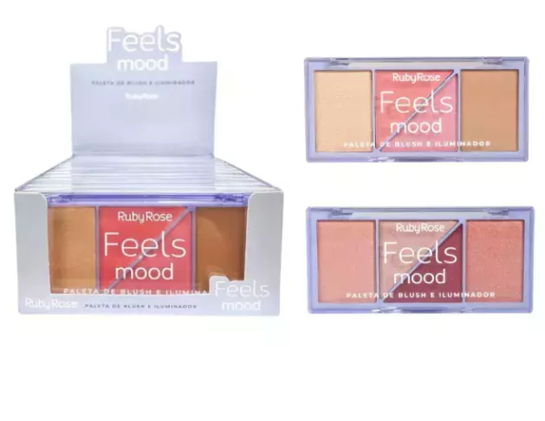 Producto - Rubor, iluminador y contorno- Ruby Rose