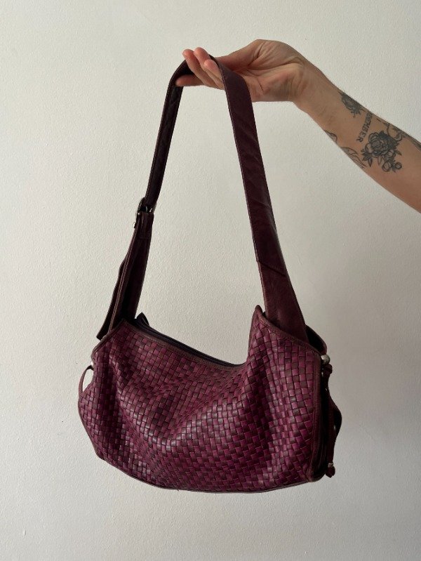 Producto - Cartera de cuero tipo Bottega Veneta