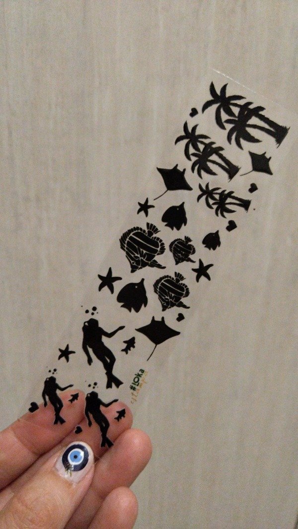 Producto - UV Tiritas 4x14cm Siluetas Negras #3