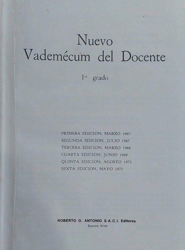 Producto - Nuevo Vademecum del docente