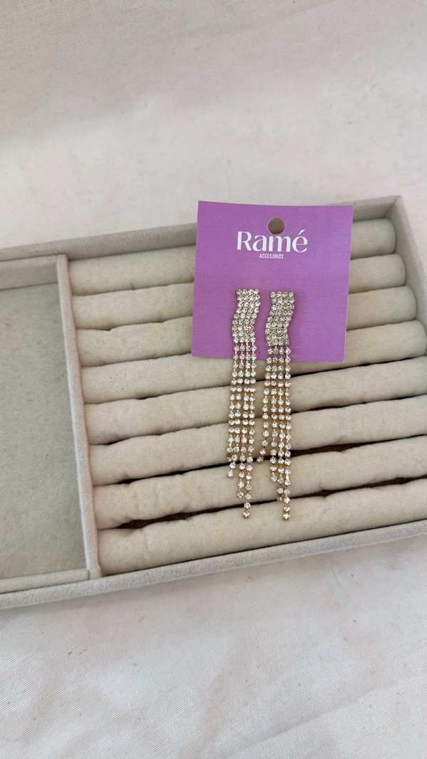 Producto - Aros strass dorado Soul