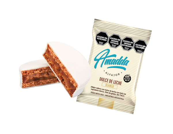 Producto - Alfajor Blanco Amadda