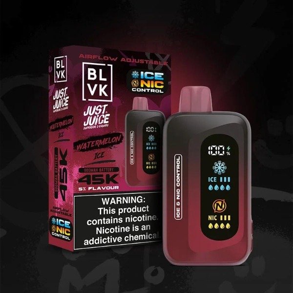 Producto - (POD DESCARTABLE) BLVK JUST JUICE 45K - WATERMELON ICE