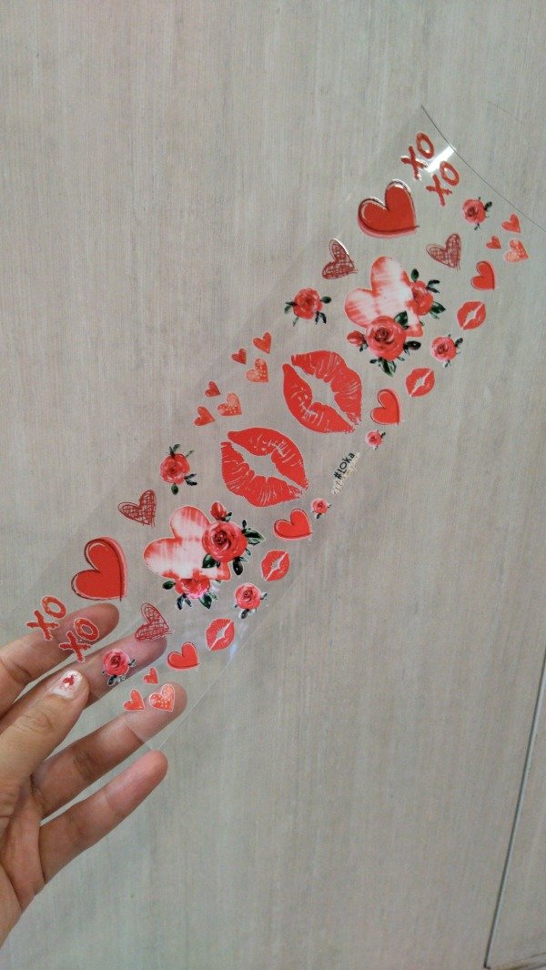 Producto - UV Tiras 8x28cm Love #8