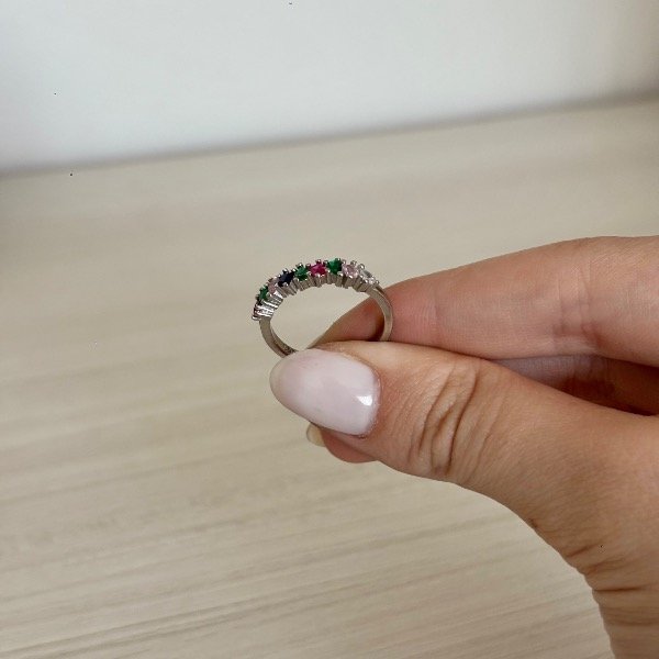 Producto - Anillo Piedras Multicolor