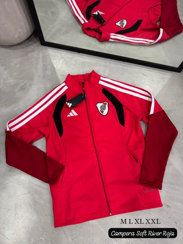 Producto - CAMPERA SOFT RIVER ROJA 3/4 - 1