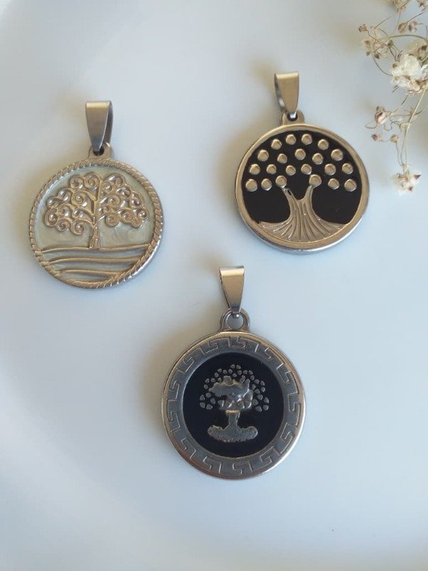 Producto - Dije mediano Árbol de la Vida esmaltado