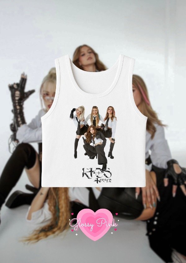 Producto - Tank Top K4OS Mente En Blanco - VINILO TEXTIL GLITTER