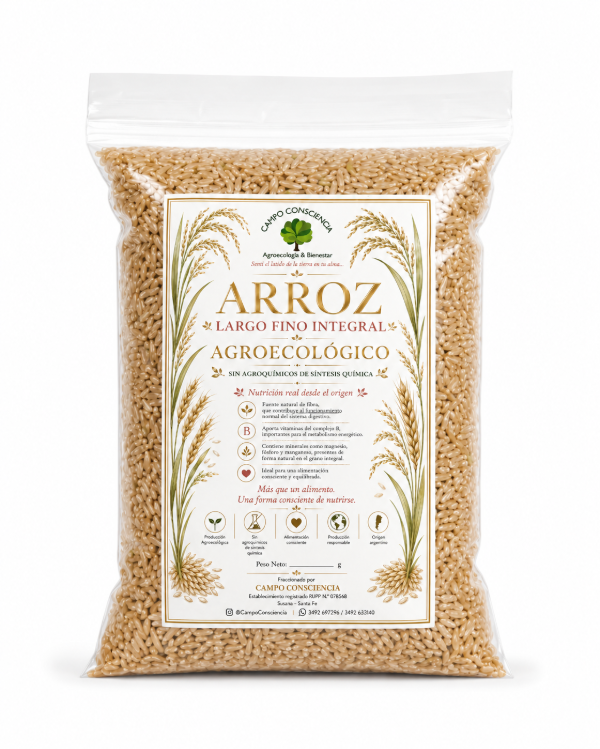 Producto - Arroz Largo Fino Integral - Agroecológico