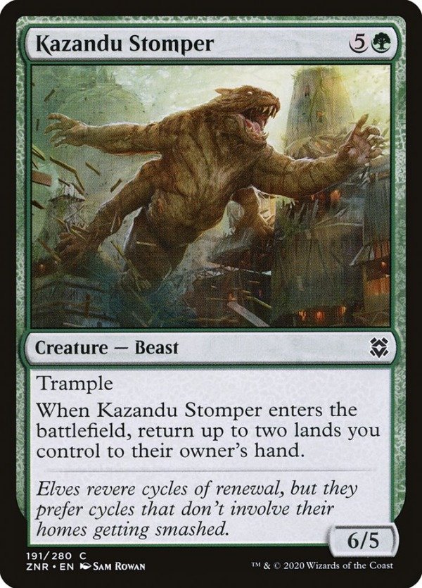Producto - Kazandu Stomper  Zendikar Rising