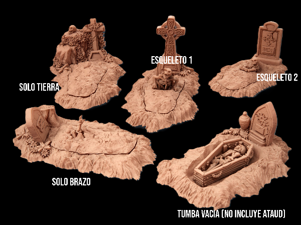 Producto - Tumba - Cementerio (Elegir modelo y contenido) - 1