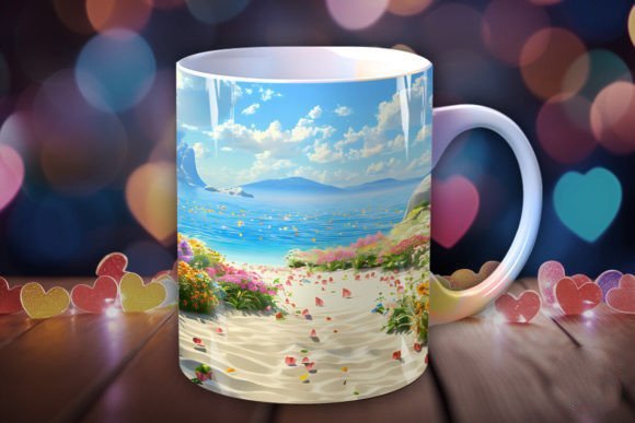 Producto - envoltura de taza 3D Seaside COD 2440