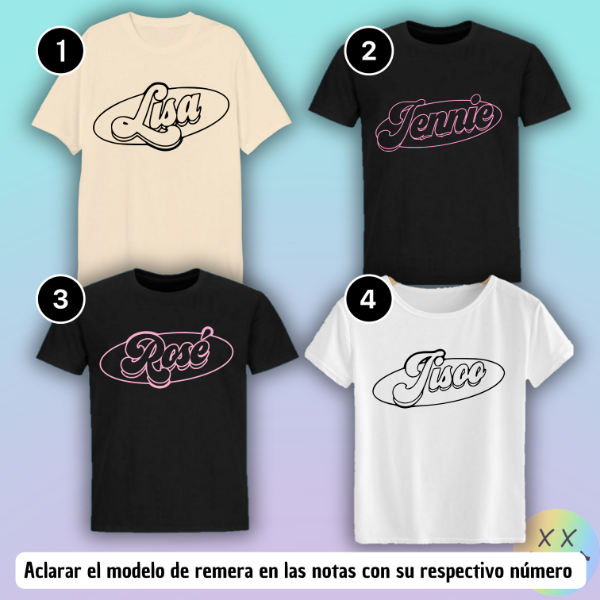 Producto - Remeras Blackpink #1