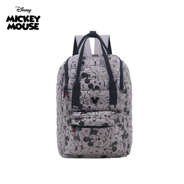 Producto - Mochila-Matera Disney Mickey gris Porta  Notebook