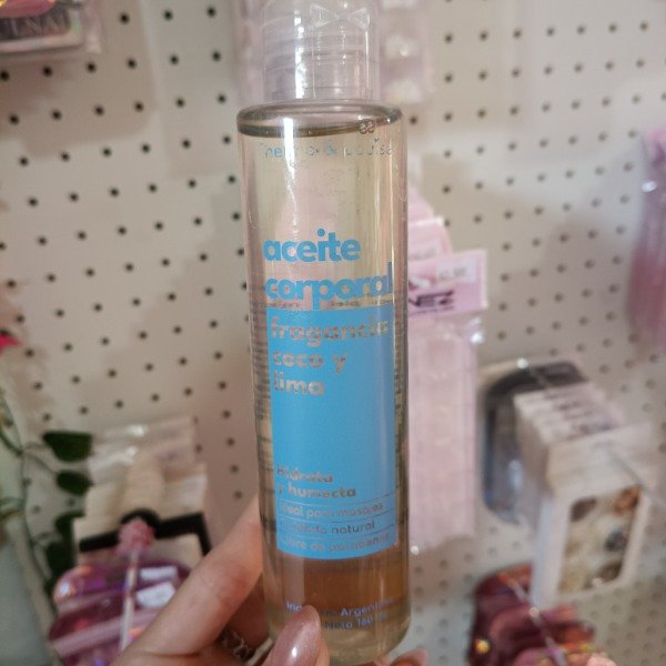 Producto - Aceite corporal fragancia coco y lima