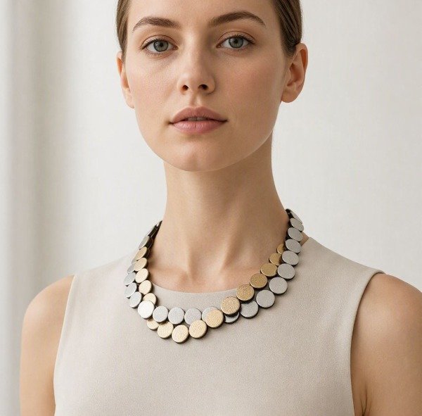 Producto - Collar Mini Perla Dúo - Oro/Plata - 2