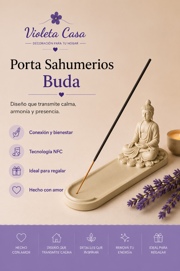 Producto - Kit Bienestar Porta Sahumerios Buda