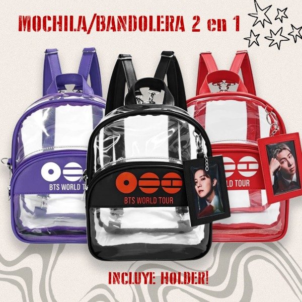 Producto - MOCHILAS/BANDOLERAS BTS