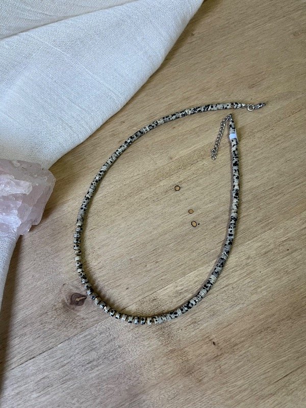 Producto - Collar jaspe dálmata I