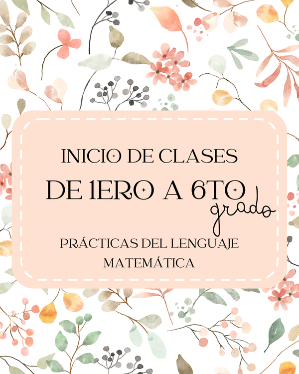 Producto - Primer Grado Inicio