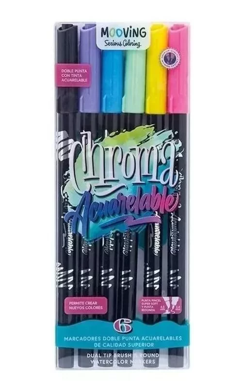 Producto - MARCADORES MOOVING ACUARELABLES