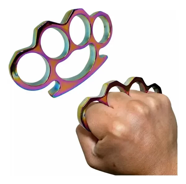Producto - Manopla Defensa Personal Tornasolada Seguridad - 2