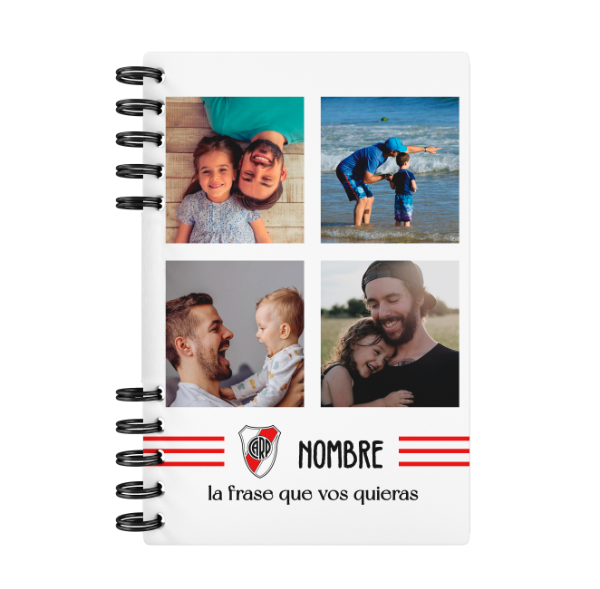 Producto - Cuaderno River A4 Fútbol Personalizado